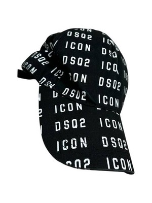Dsquared2 ICON DSQ2 All Over Print Baseball Cap Adjustable Designer Hat men