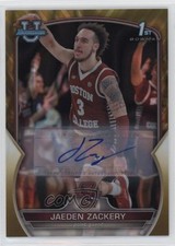 2022 Bowman U Chrome Prospect Gold Lava Refractor 44/50 Jaeden Zackery Auto 0c6