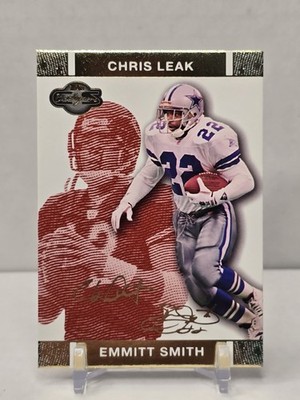 2007 Topps Co-Signers - Emmitt Smith, Chris Leak #44 Red Changing Faces Gold...