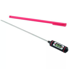 Digital Lab Thermometer with 8 In. Stainless Steel Probe