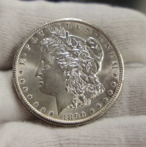1899 O US Morgan Silver Dollar $1 Unc Details CU