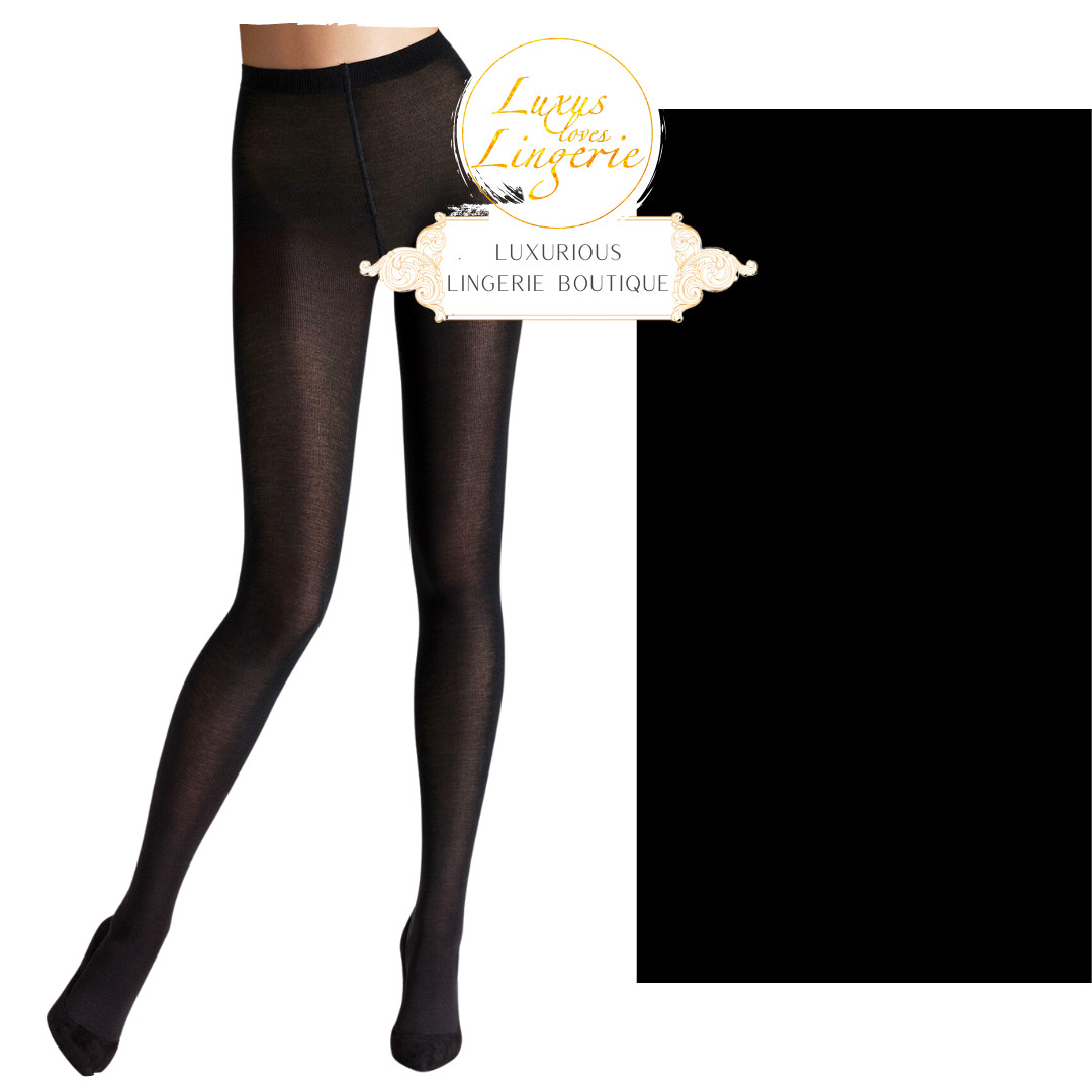 Merino Tights by Wolford S Small Dark Green Tights with 49% Wool