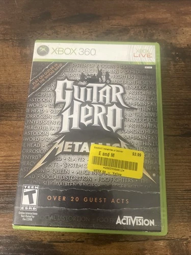 Guitar Hero: Metallica (Microsoft Xbox 360, 2009)-Cib