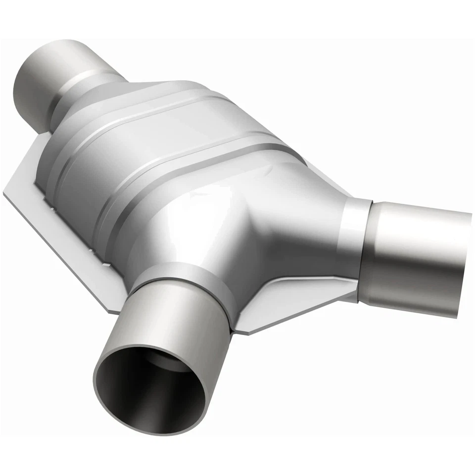 For Lincoln Mark VIII 93-95 Catalytic Converter Pre-OBDII Universal Fit Oval - Imagem 2 de 4