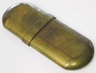 Trench Lighter Brass No. 5 Military Style Smoke Stone WORKS Needs Fluid VINTAGE — photo 2