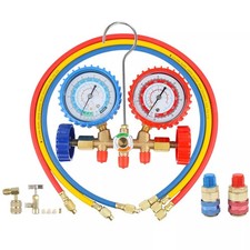 Kit de charge climatisation 2-1/2 pouces jauge extra large bouton corps en allia