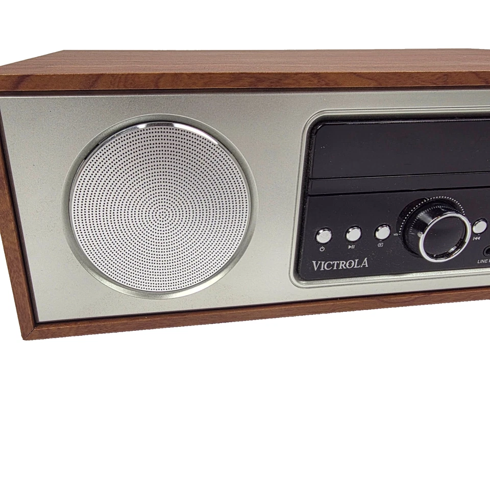 Victrola VS-120 Bluetooth Radio CD USB AUX Microsystem - Works - Image 3 of 4