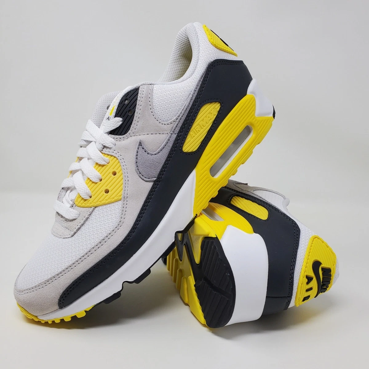 Nike Air Max 90 Smoke Grey Yellow for Sale | Authenticity