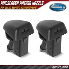 2x Front Windscreen Washer Nozzles Spray Jet for Volvo S80 V70 XC70 II 31301826