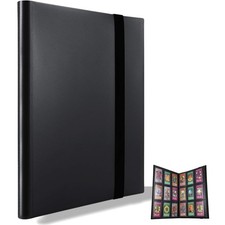 Sammelalbum, Kartenalbum, Sammelkarten, Kartenhalter, Pokemon, YuGiOh, Schwarz