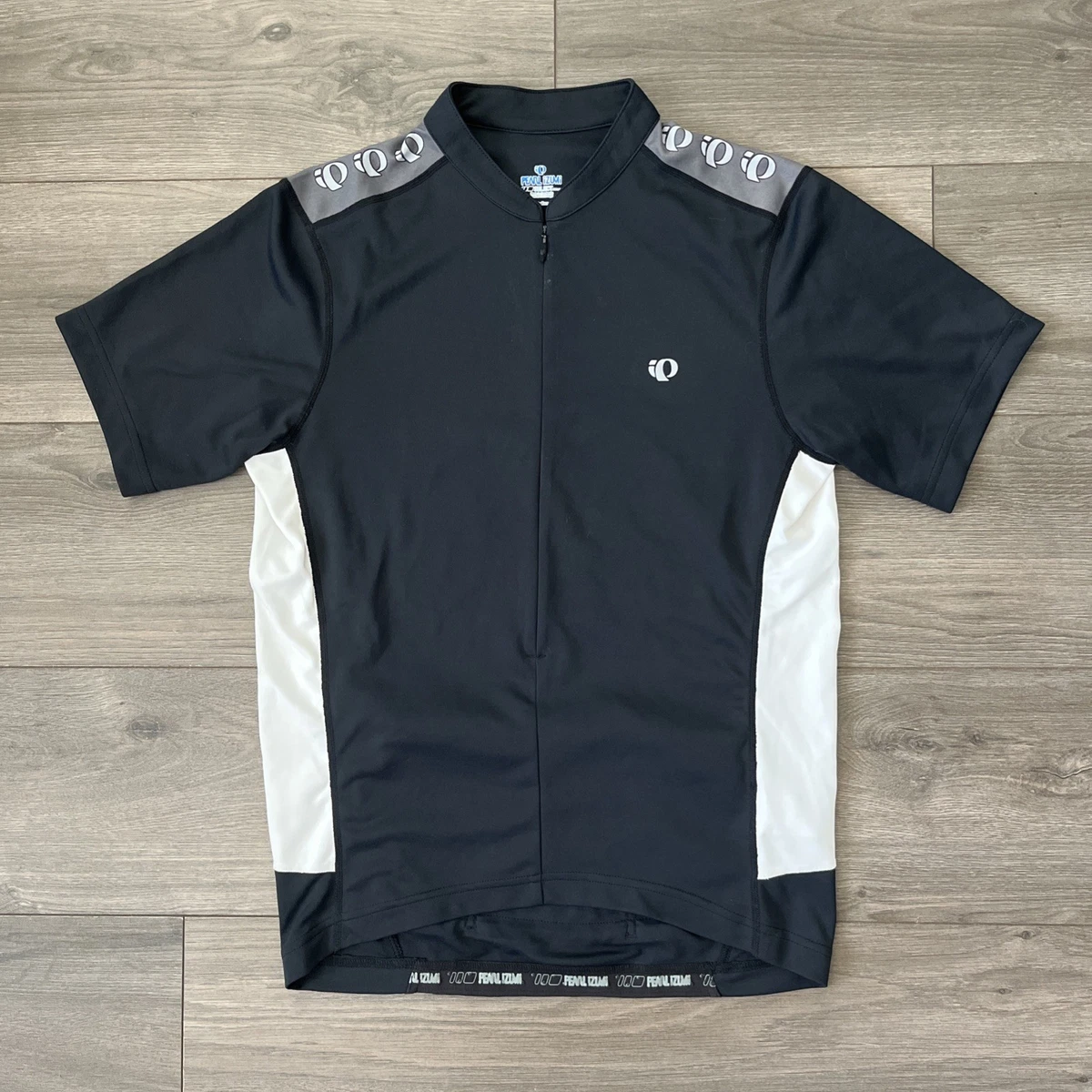 Maillot Cycliste Pearl Izumi Homme – Taille L – Blanc – Manches Courtes – 1/4 Zip
