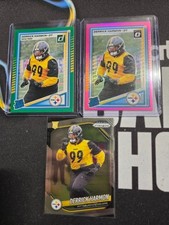 2025 Panini Rookie Derrick Harmon 3 Card Lot - STEELERS STAR Defensive Tackle
