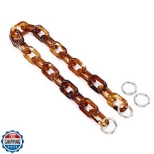 Yichain Chunky Acrylic Purse Strap Bag Chain Handle Replacement,Handbag Purse