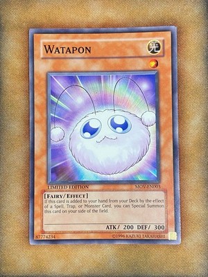 Yugioh Watapon MOV-EN003 Common Limited Edition NM
