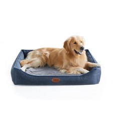 Orthopedic Dog Bed Medium/Large, Egg Crate Foam, Washable Waterproof Cover
