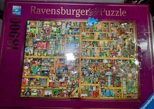 Ravensburger Magical Bookcase Puzzle 18,000 Piece Jigsaw New DAMAGED BOX