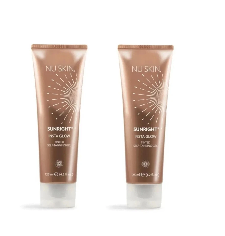 Nu Skin Nuskin Sunright Insta Glow Tinted Self-Tanning Gel X 2 Brand New