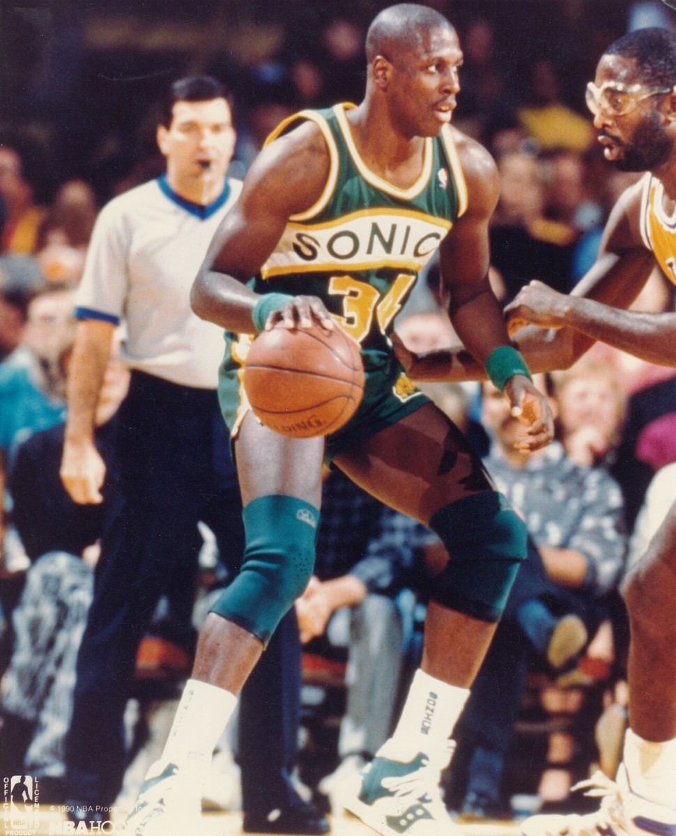 Xavier McDaniel Seattle SuperSonics NBA Basketball Unsigned Glossy