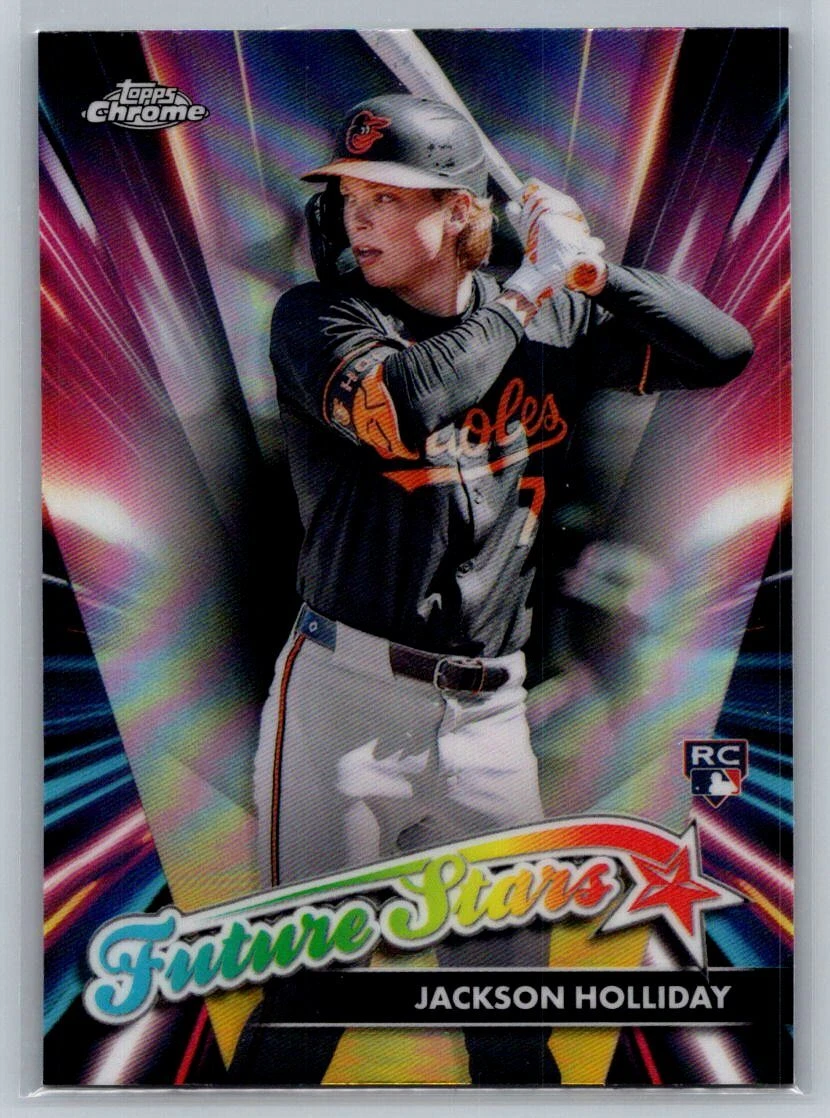 2024 Topps Chrome Update Future Stars #FSU-15 Jackson Holliday RC - Orioles