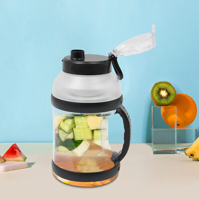 2L / 67.63 oz Portable Juice Extractor, Electric Blender, Large Six Blades Black