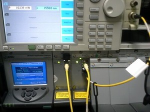 JDSU Fiber Laser Test Set BBS EDFA TESTED +22dBm 1550nm 0-60dB MAP+2B0 High PWR!