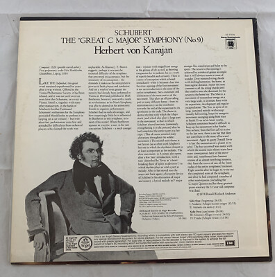 KARAJAN, BERLIN PHILHARMONIC-SCHUBERT The Great C Major Symphonies