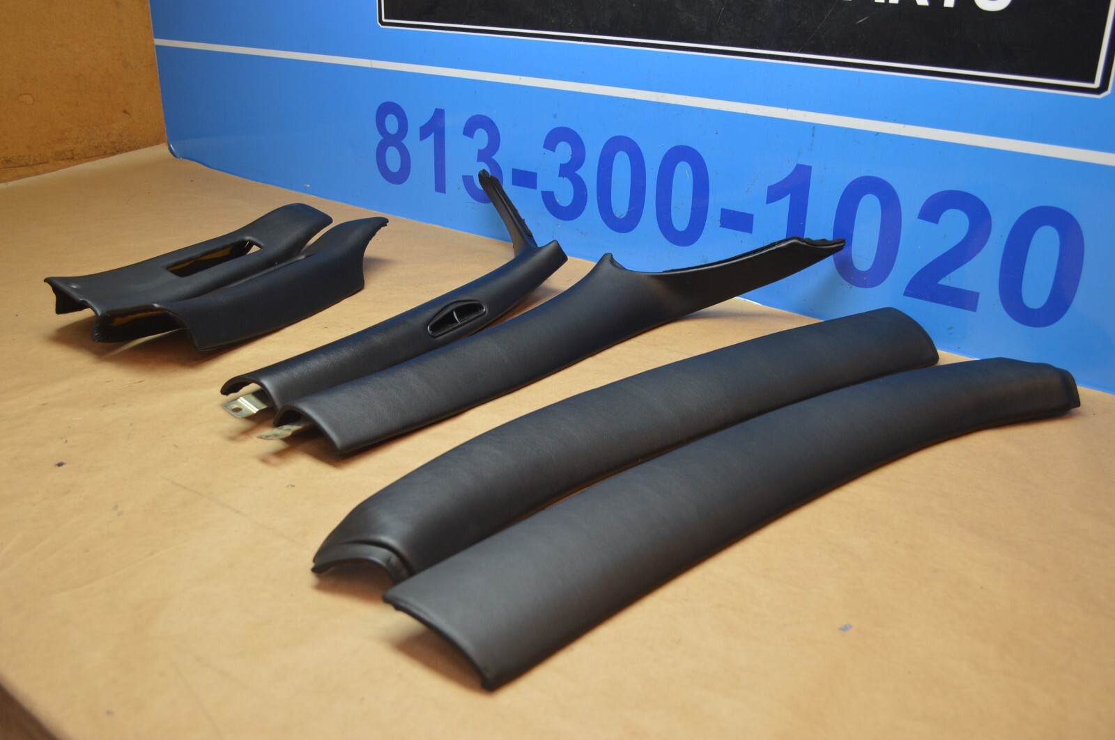 2004 M138 MASERATI GT COUPE LEFT & RIGHT A B ROOF PILLAR TRIM COVER SET OF 6