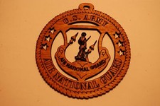 U.S. ARMY AIR NATIONAL GUARD LASER ORNAMENT