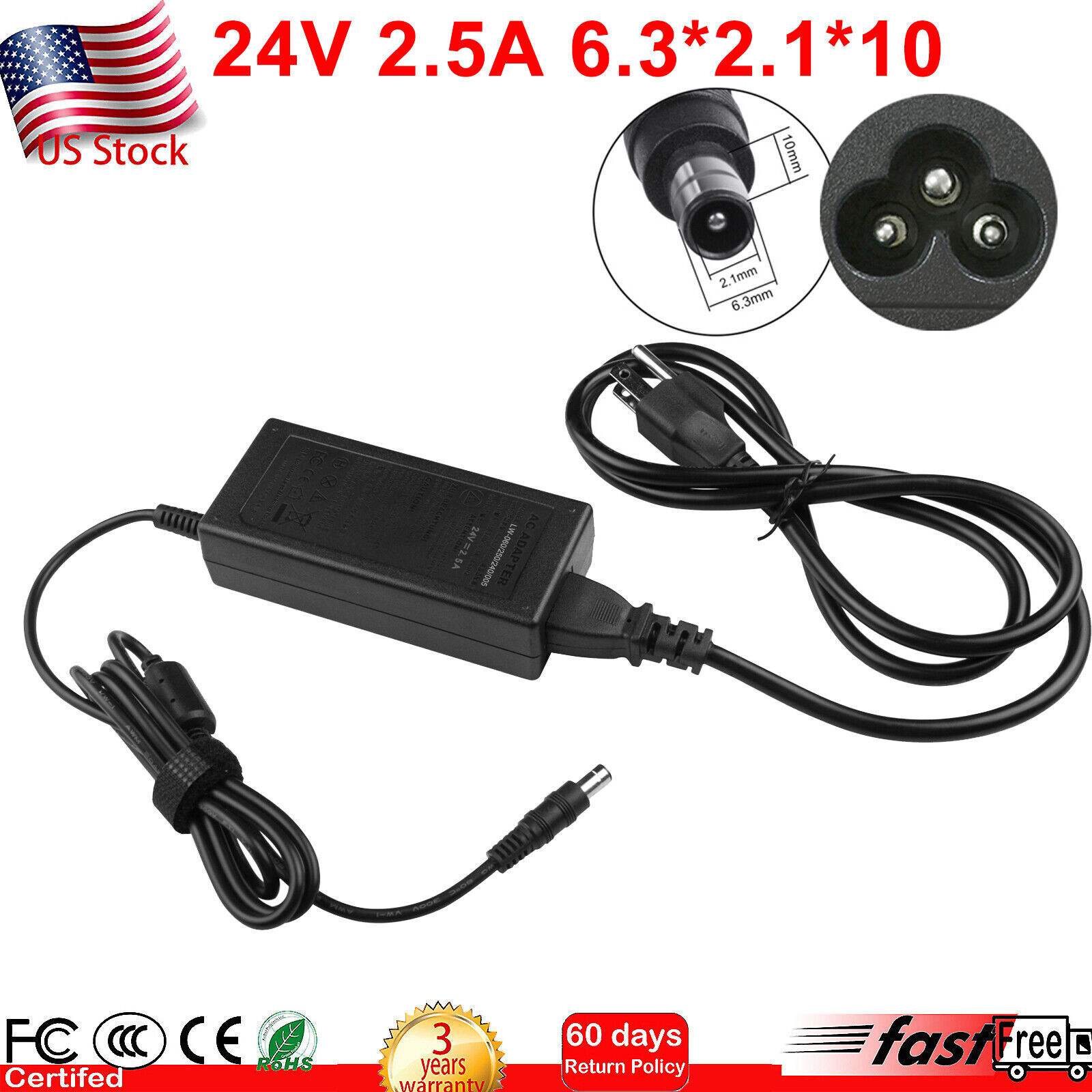 Charger Adapter For Samsung HW-KM45 HW-KM45C HW-K450 Soundbar Power Supply Cord