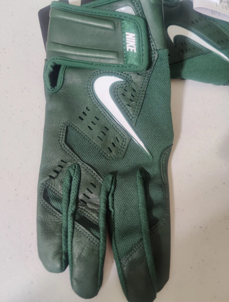 Nike Trout Elite Batting Gloves Green Size 2XL DH6653 New With Tags