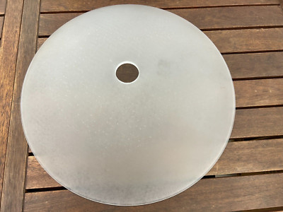 E27 Lampenschirm D54 cm Glasschirm Pendellampe weiss milchig Öffnung 4 cm