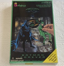 COMPLETE Vintage 1995 BATMAN FOREVER DC COMICS COLORFORMS Adventure Set