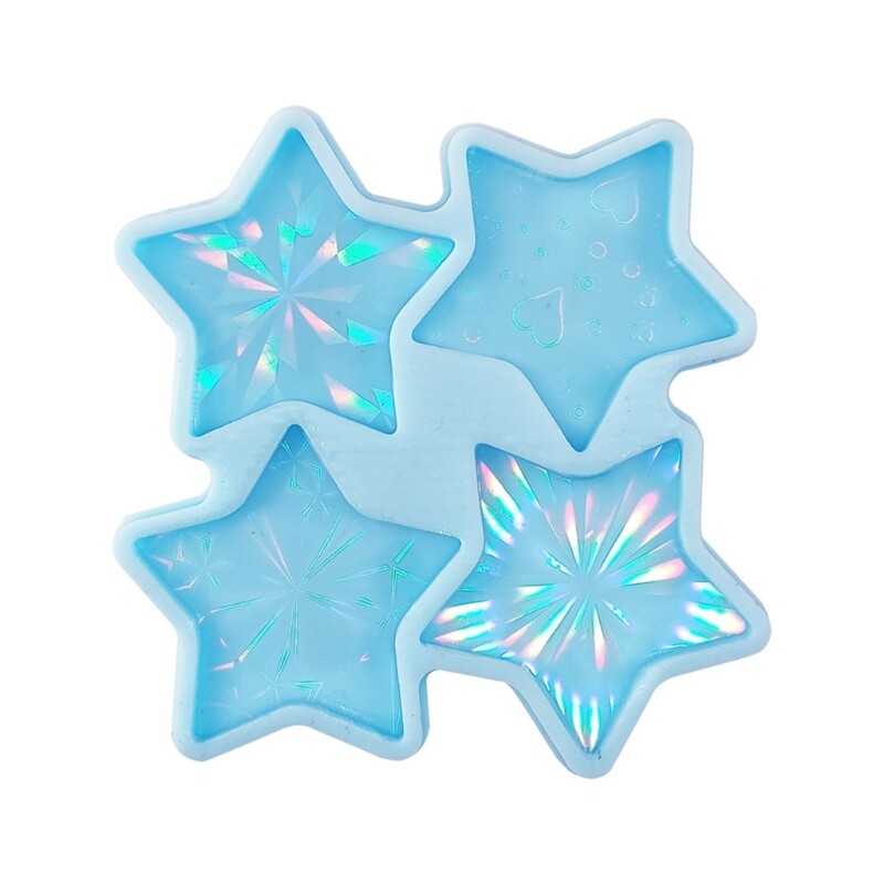 Phone Grip Mold Pentagram Casting Resin Mold for DIY Jewelry Making