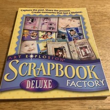 Art Explosion Scrapbook Deluxe Factory: Paperback Book