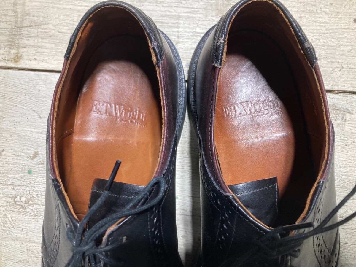 E.T. Wright Mens 9D Brown Dress Shoes Oxfords Leather Lace  display picture 2