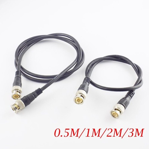 CCTV BNC male to BNC male Cable Camera Accessories Adapter 0.5/1/2/3M Connection - Afbeelding 2 van 7