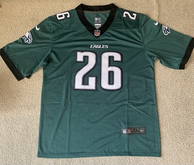 NWT Men's Nike Saquon Barkley Midnight Green Jersey 2XL XXL