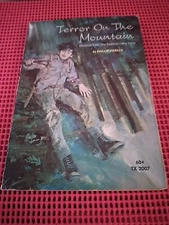 TERROR ON THE MOUNTAIN by Phillip Viereck Scholastic First Printing 1972 TX 2007