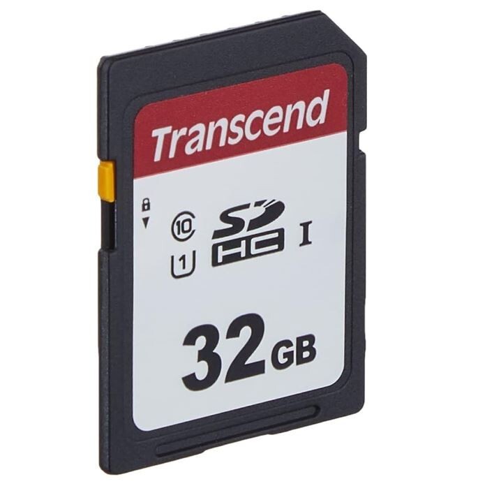 SD Card 32GB SD UHS-I U1 TS32GSDC300S-E Memory Card Camera Consoles ~ New-image