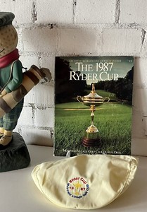 1987 Golf Ryder Cup European Team Signed Brochure - Autographs By Entire Team