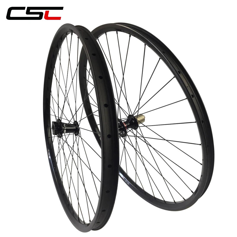29in MTB XC Wheelset 28 30 40mm Depth 22 28mm Width Tubeless Ready