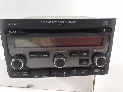 2007 Honda Pilot 39100-S9V-A600 AM FM 6 Disc CD Radio Receiver - Free Shipping