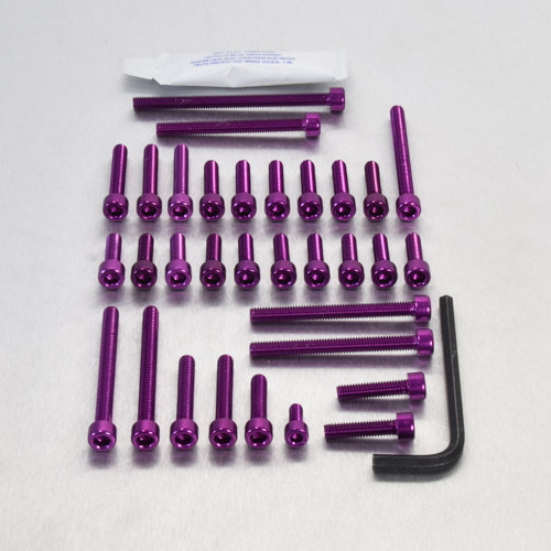 Purple No.5, 6, 8のセット Kawasaki ZX900GP Race Spec Purple Fastener Kit | eBay