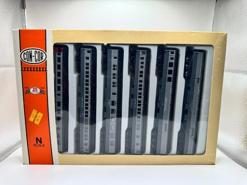 Con-Cor New York Central Heavyweight 6 Car Set Used N Scale #0003-570022