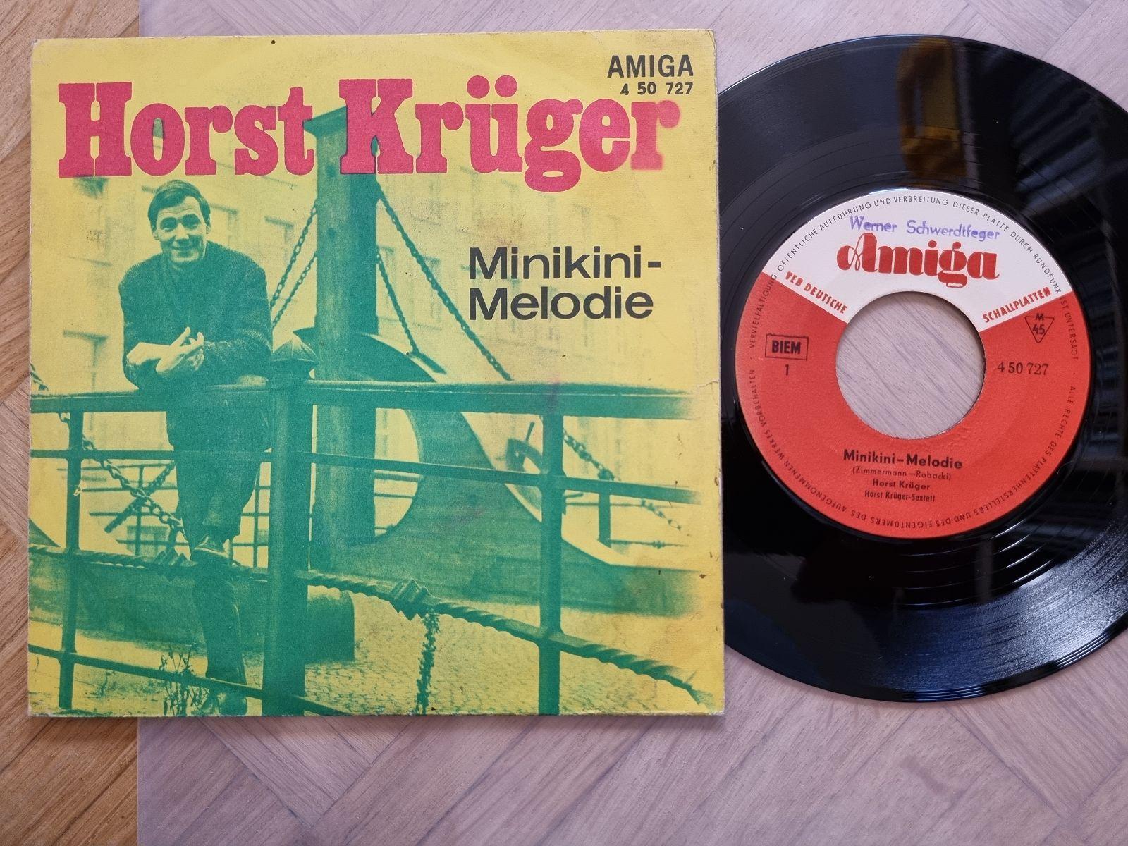 7"" Single Horst Krüger - Minikini-Melodie Vinyl Amiga