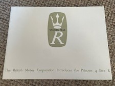 VANDEN PLAS Princess 4 Litre R Brochure 1964, UK Issue - VERY GOOD CONDITION