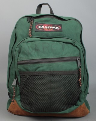 eastpak backpack leather bottom