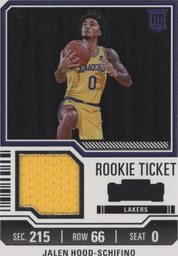 2023-24 Panini Contenders - Jalen Hood-Schifino #RTS-JHS