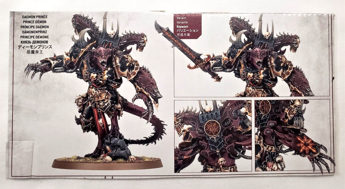 Daemon Prince 40K Balefleet Chaos Space Marines Slaves