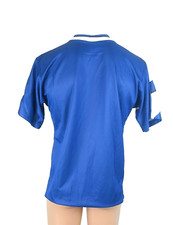VTG 90s Puma Blue/ White Shark Tooth Style Futbol Jersey Sz M USA Soccer Shirt